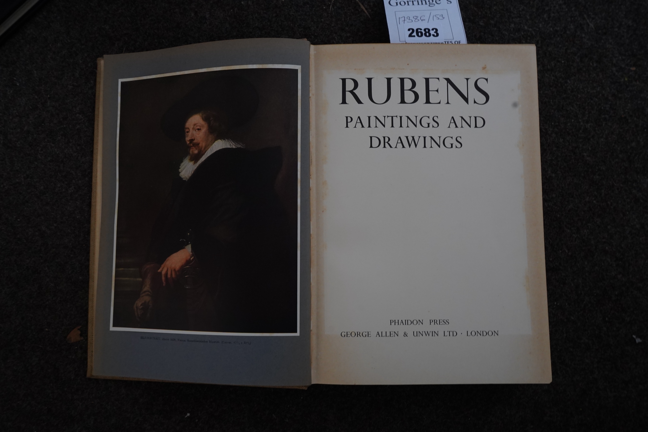 Gauguin, Paul - Noa Noa: voyage to Tahiti, num. illus. (mostly coloured); publisher's cloth and d/wrapper, 4to. (19); Borenius, T. - Rembrandt: selected paintings. num. plates (some coloured and mounted); publisher's clo